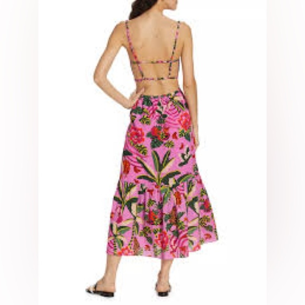 FARM RIO Leopard Forest Dress